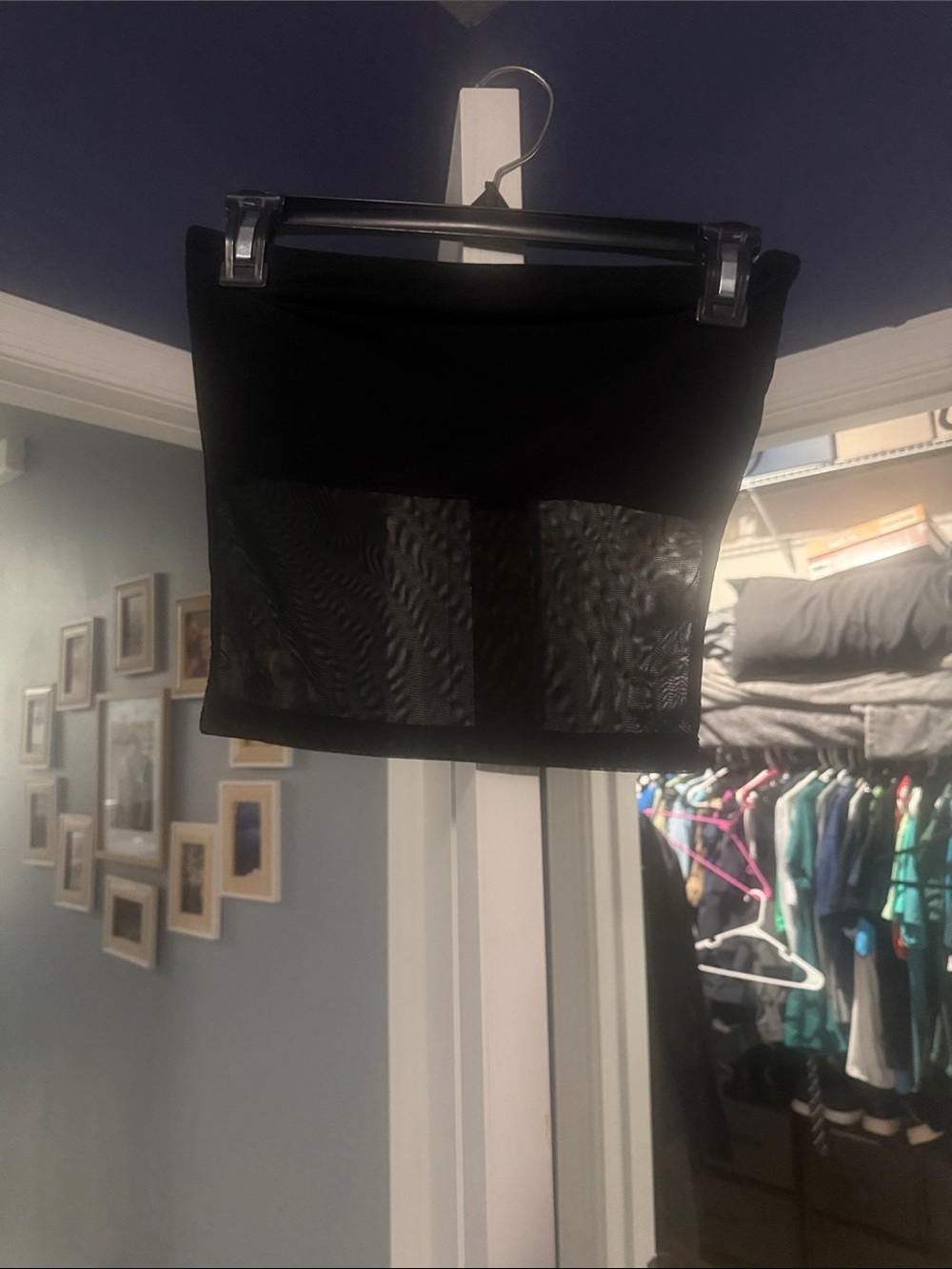 Black Mesh tube top